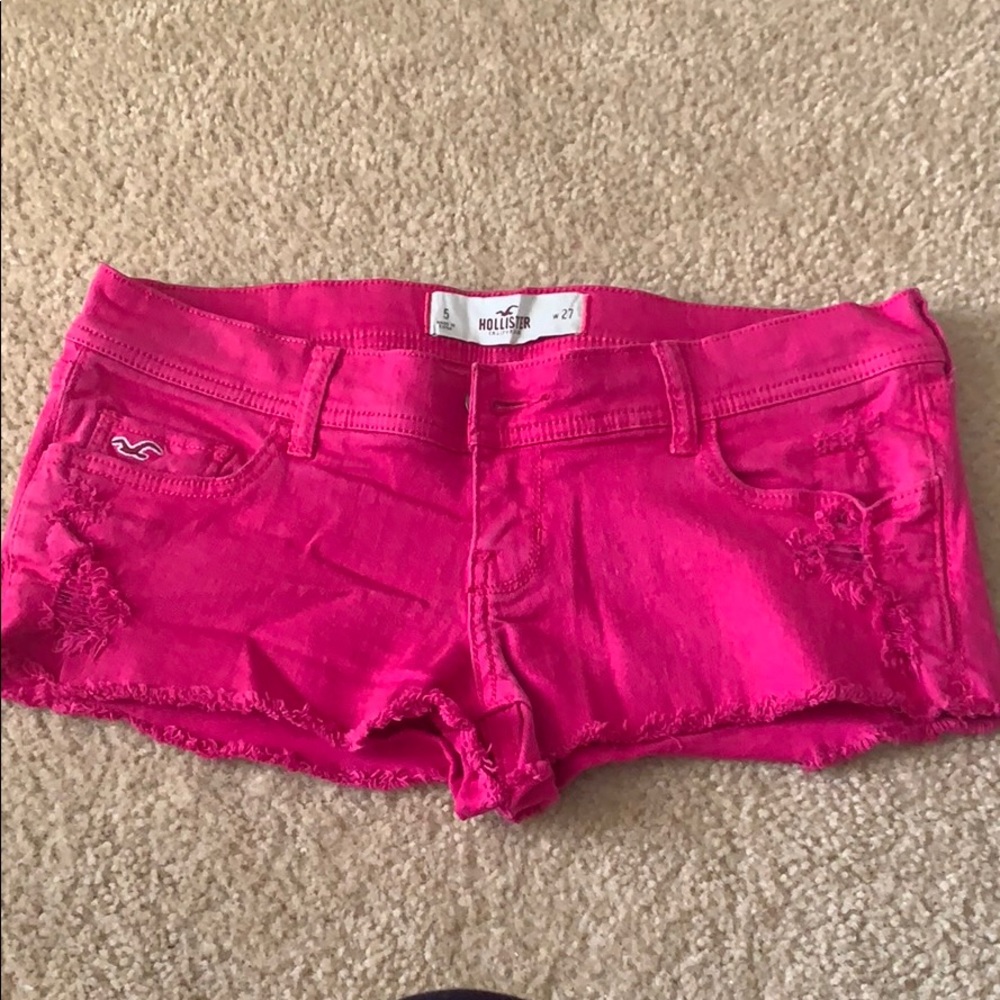 Hot pink daisy dukes